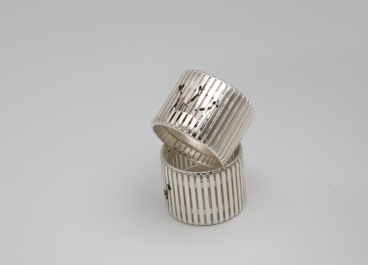 Rhythm II Sterling Silver Ring