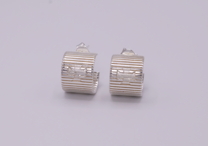 Rhythm Sterling Silver Stud Earrings