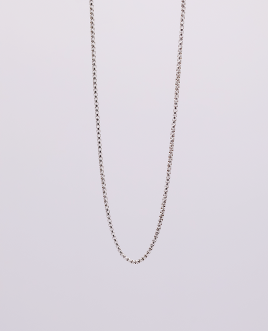 Rope Chain Sterling Silver Necklace