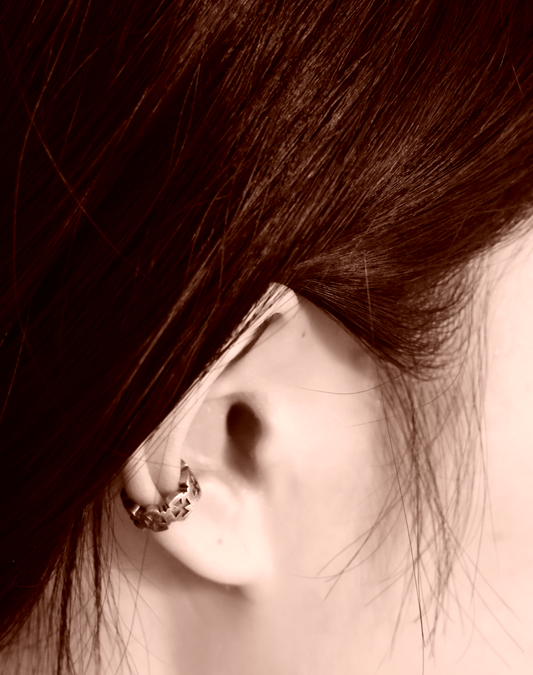 Echo Sterling Silver Ear Cuff