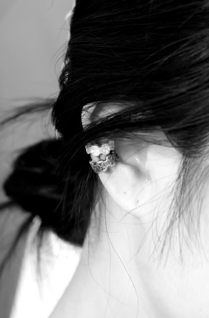Echo Sterling Silver Ear Cuff