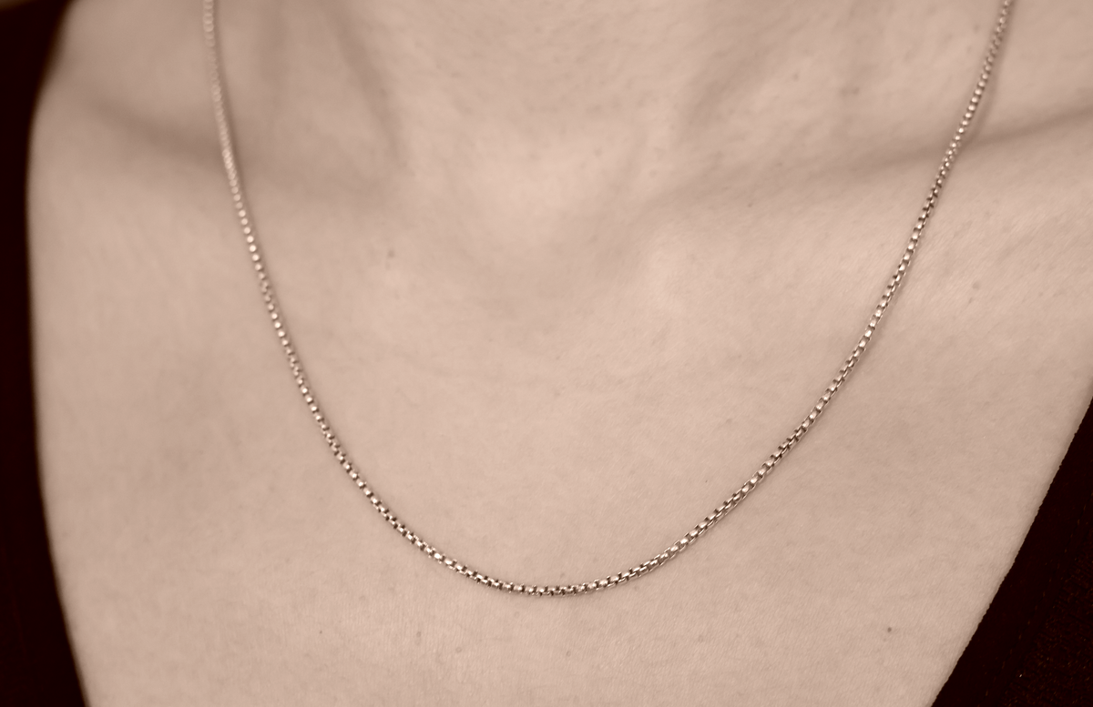 Rope Chain Sterling Silver Necklace