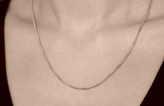 Rope Chain Sterling Silver Necklace