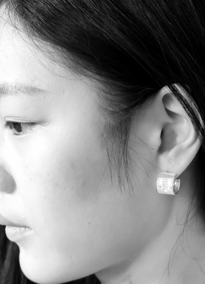 Rhythm Sterling Silver Stud Earrings