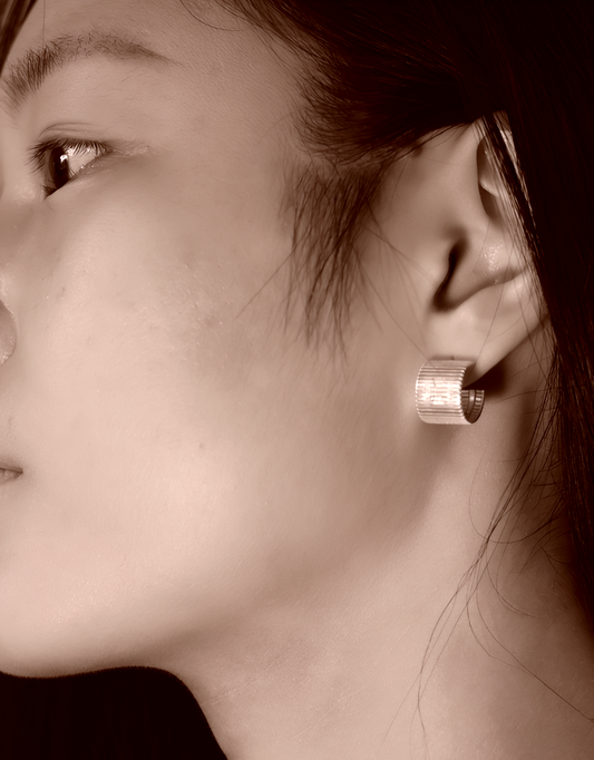 Rhythm Sterling Silver Stud Earrings