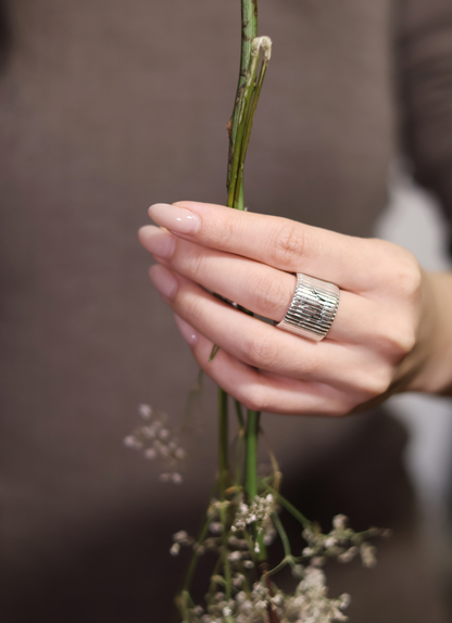 Rhythm II Sterling Silver Ring