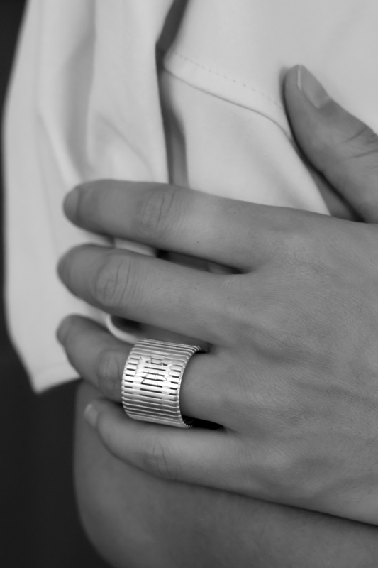 Rhythm Sterling Silver Ring
